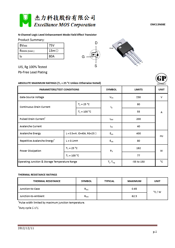 EMC13N08E