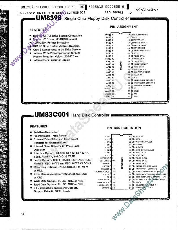 UM8398 United Microelectronics