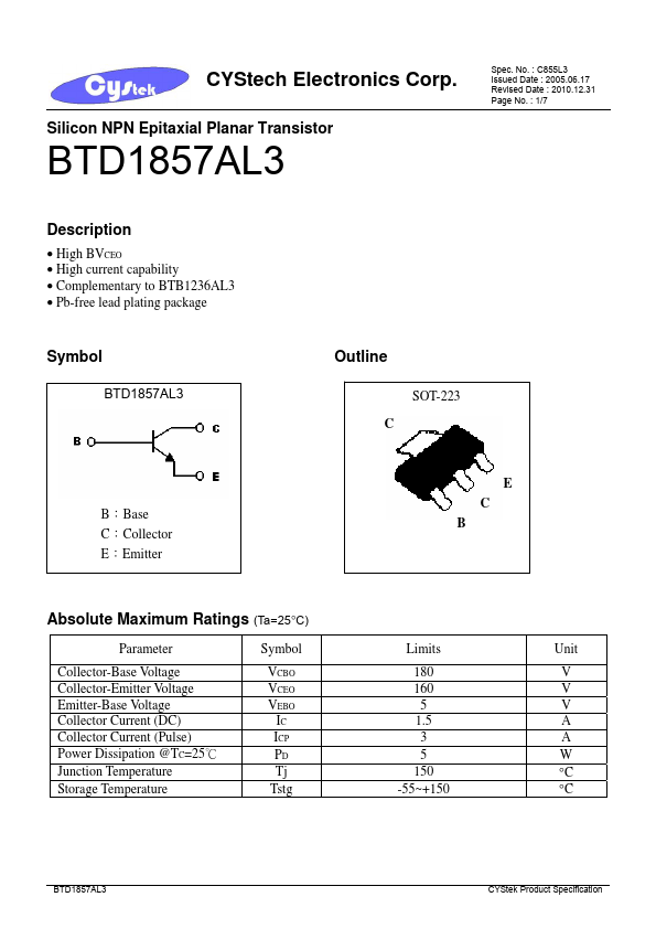 BTD1857AL3