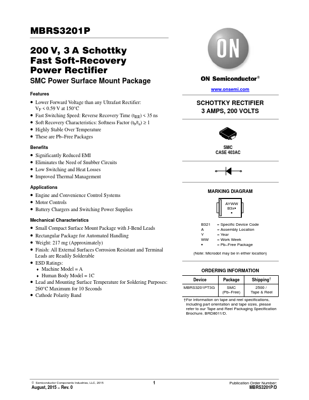 MBRS3201P ON Semiconductor