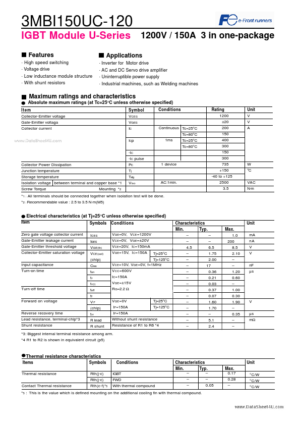<?=3MBI150UC-120?> डेटा पत्रक पीडीएफ