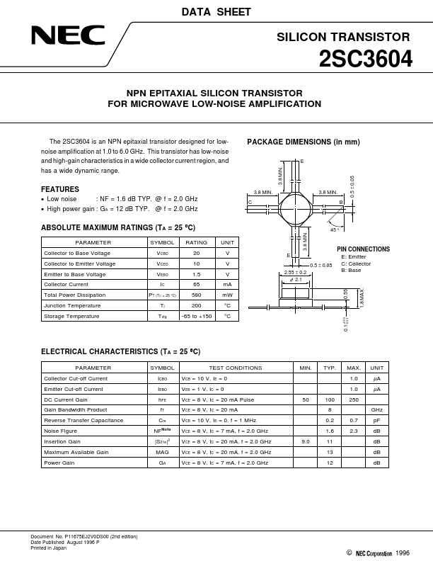 2SC3604 NEC