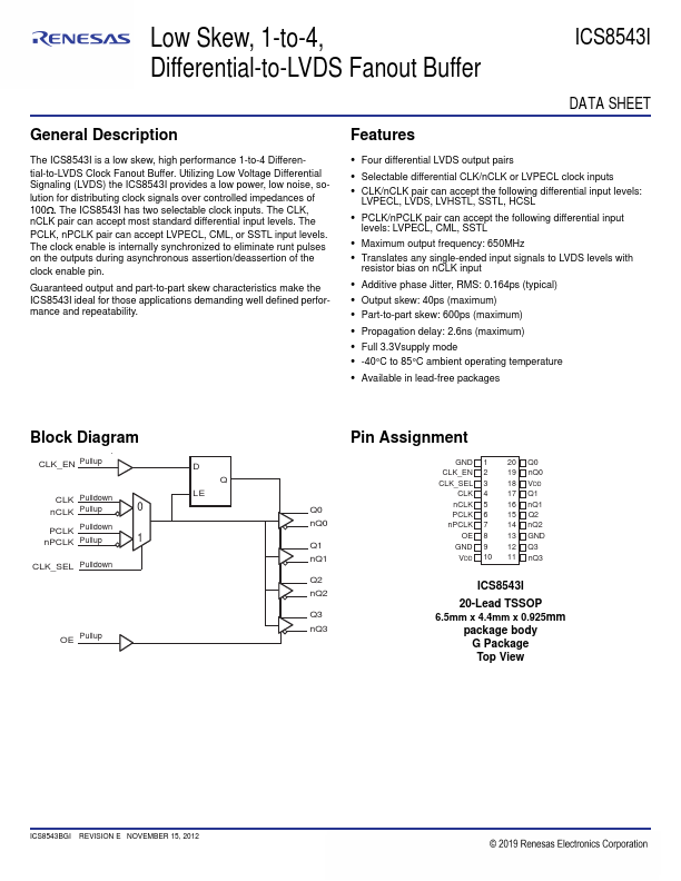 ICS8543I