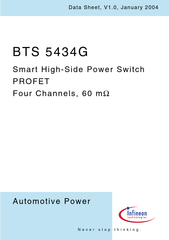 <?=BTS5434G?> डेटा पत्रक पीडीएफ