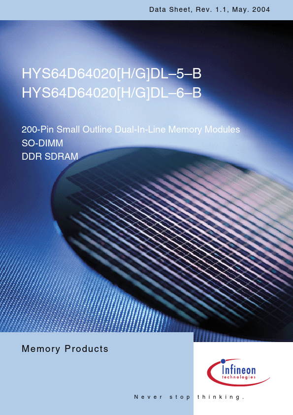 HYS64D64020GDL-5-B Infineon