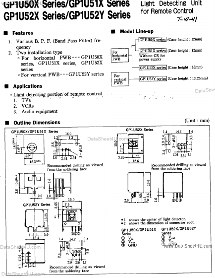 GP1U50X