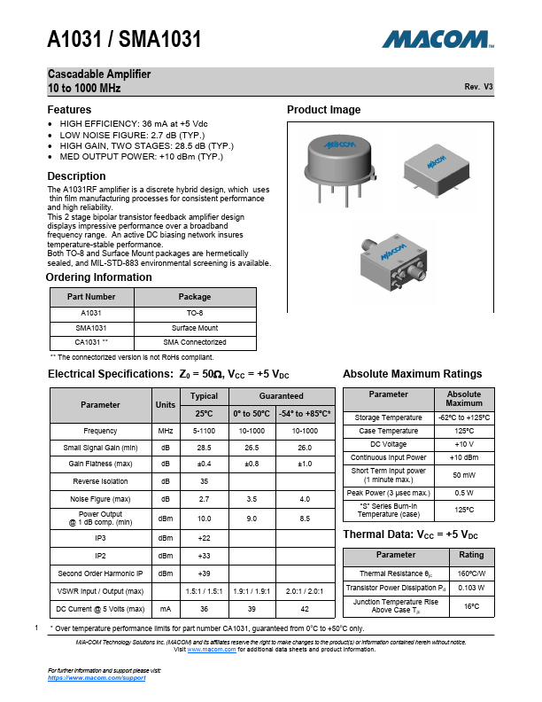 A1031 MA-COM