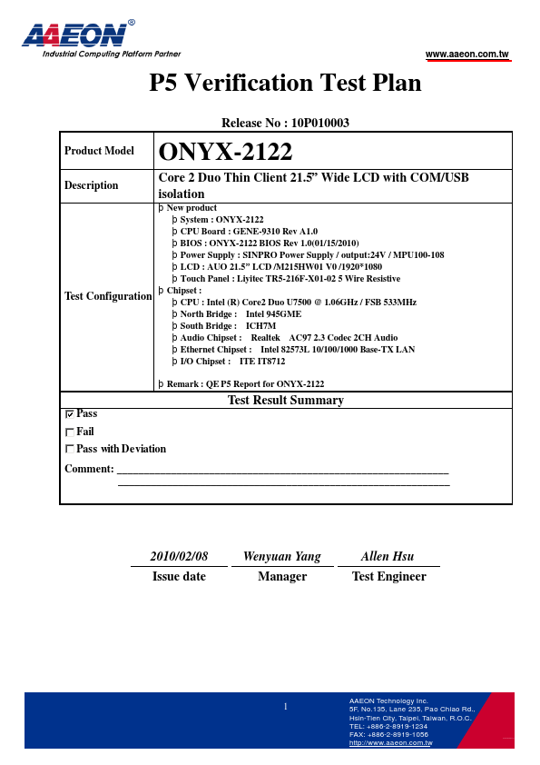 ONYX-2122