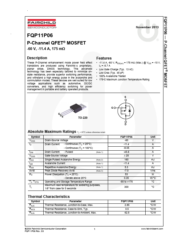 FQP11P06