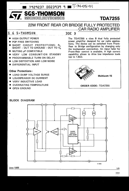 TDA7255