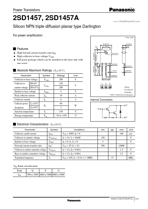 D1457 Panasonic Semiconductor