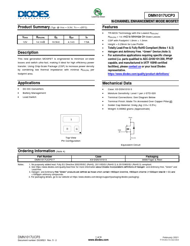 DMN1017UCP3