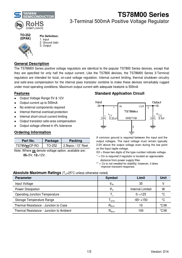 TS78M12 Taiwan Semiconductor