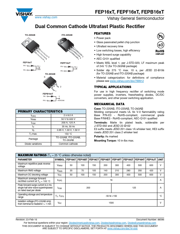 FEP16CT