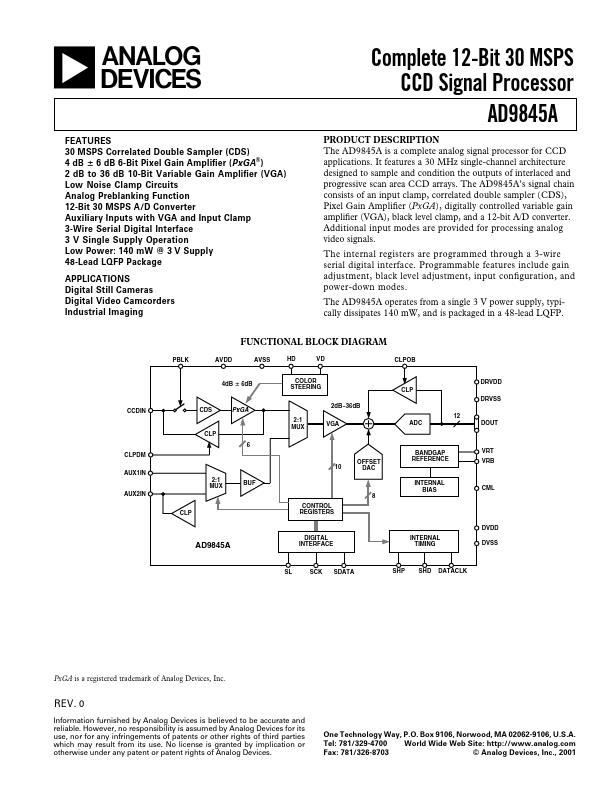 AD9845A Analog Devices