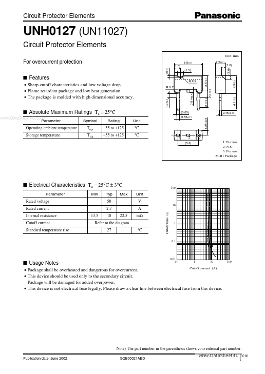 UNH0127 Panasonic Semiconductor