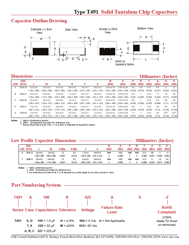 T491B226K006AS-F