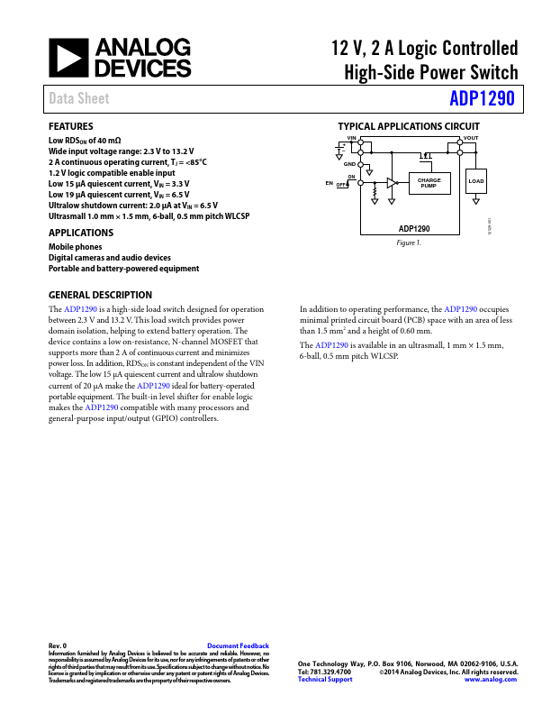 ADP1290 Analog Devices