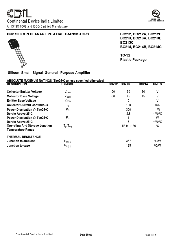 BC213B CDIL