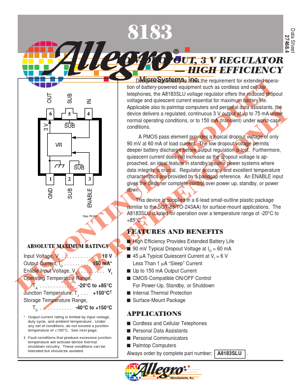 8183 Allegro MicroSystems