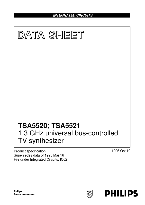 <?=TSA5520?> डेटा पत्रक पीडीएफ