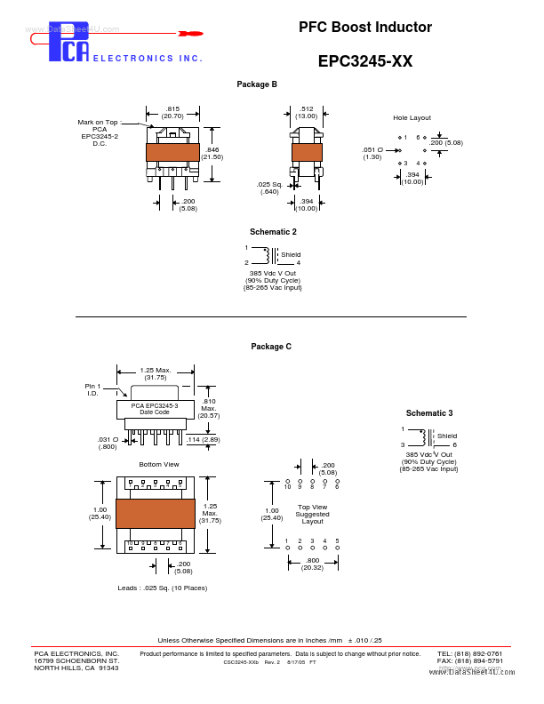 EPC3245-xx