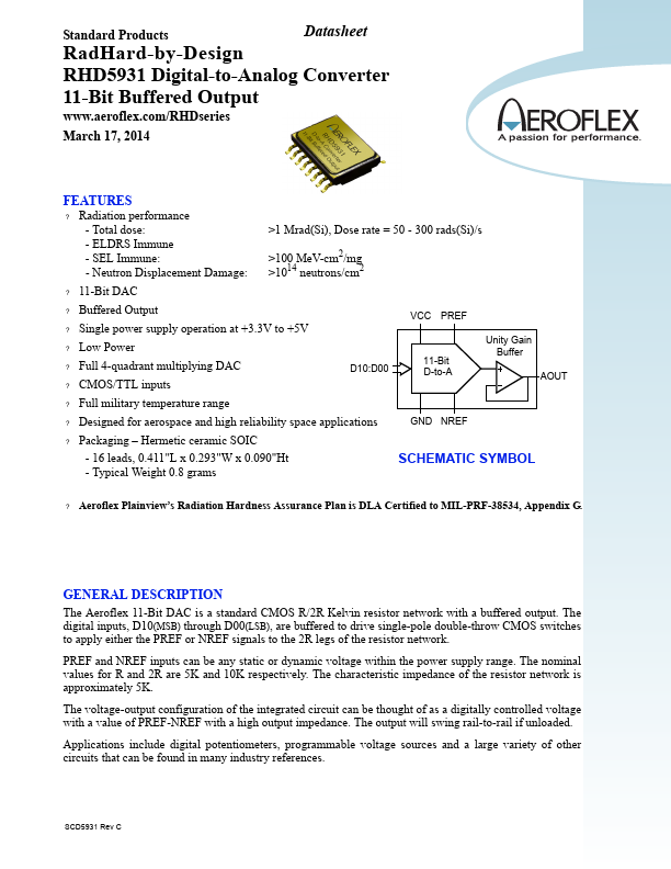 RHD5931 Aeroflex Circuit Technology