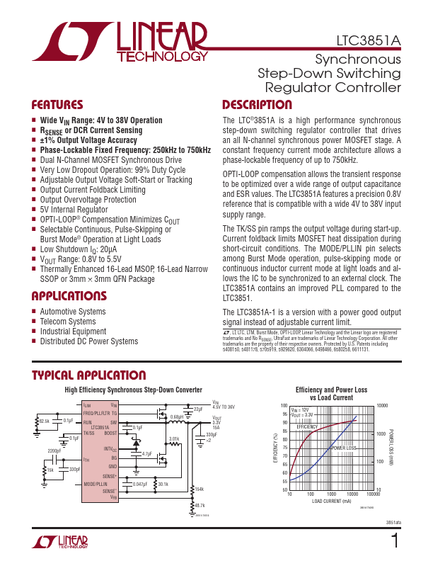 LTC3851A Linear Technology