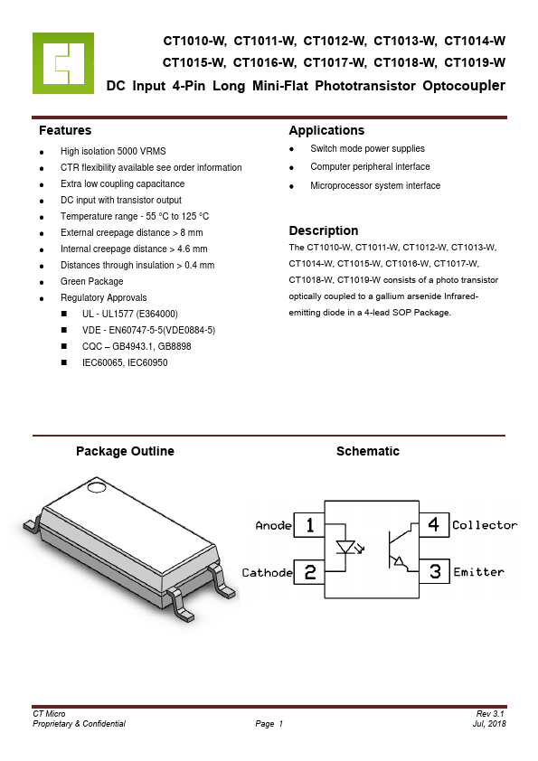 CT1018-W CT Micro