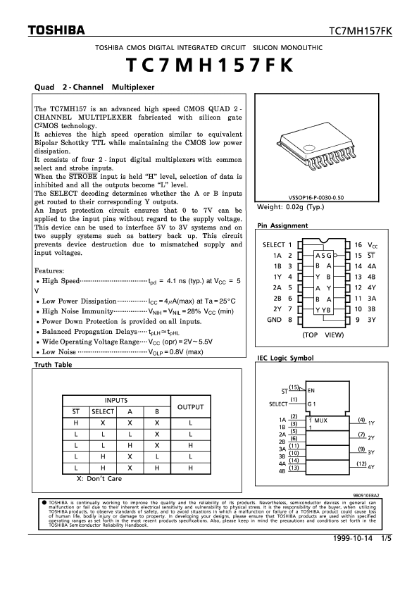 TC7MH157FK