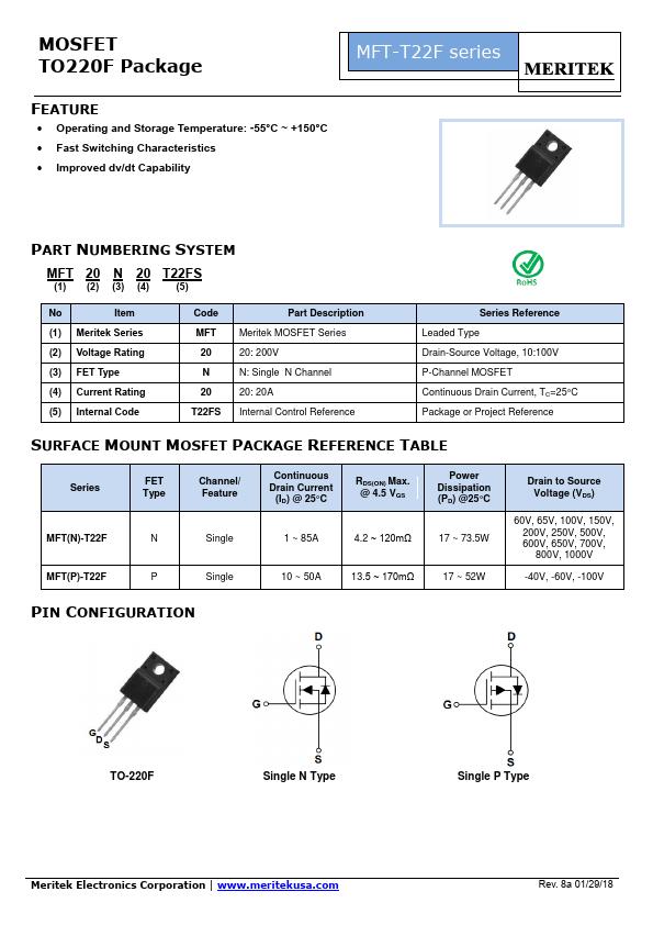 MFT100N4T22FS