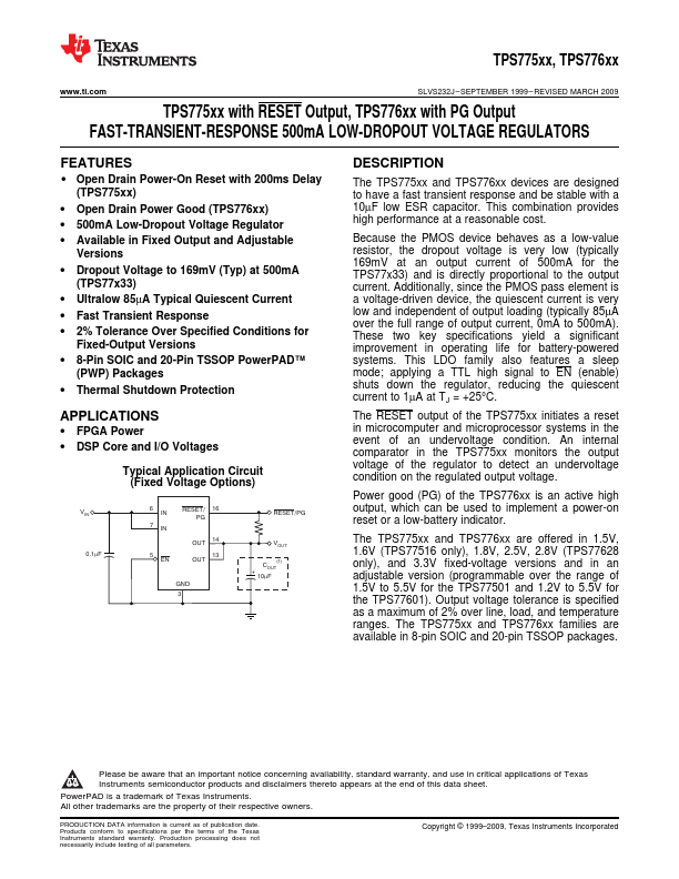 TPS77628 Texas Instruments