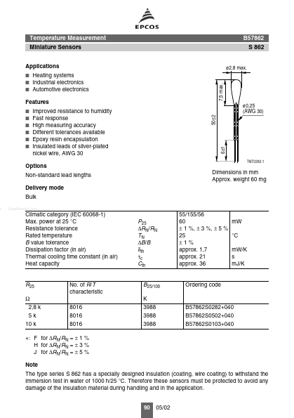 B57862 EPCOS