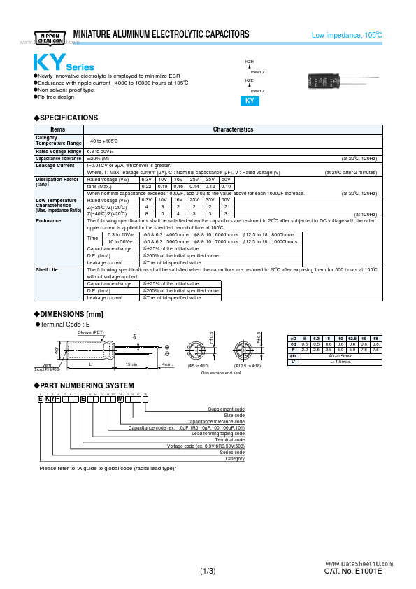 EKY-350ESS102MK25S