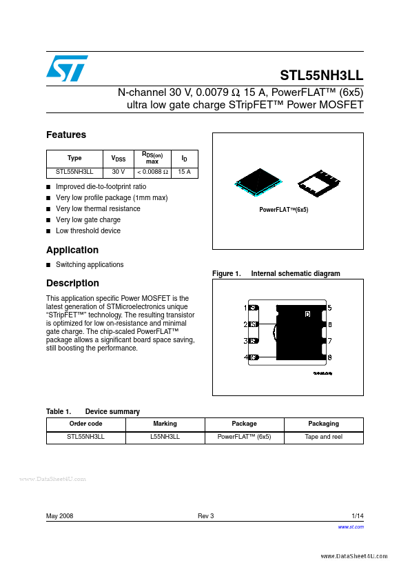 <?=STL55NH3LL?> डेटा पत्रक पीडीएफ