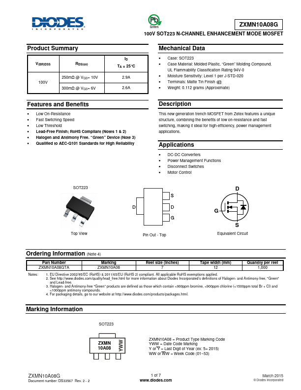 ZXMN10A08G