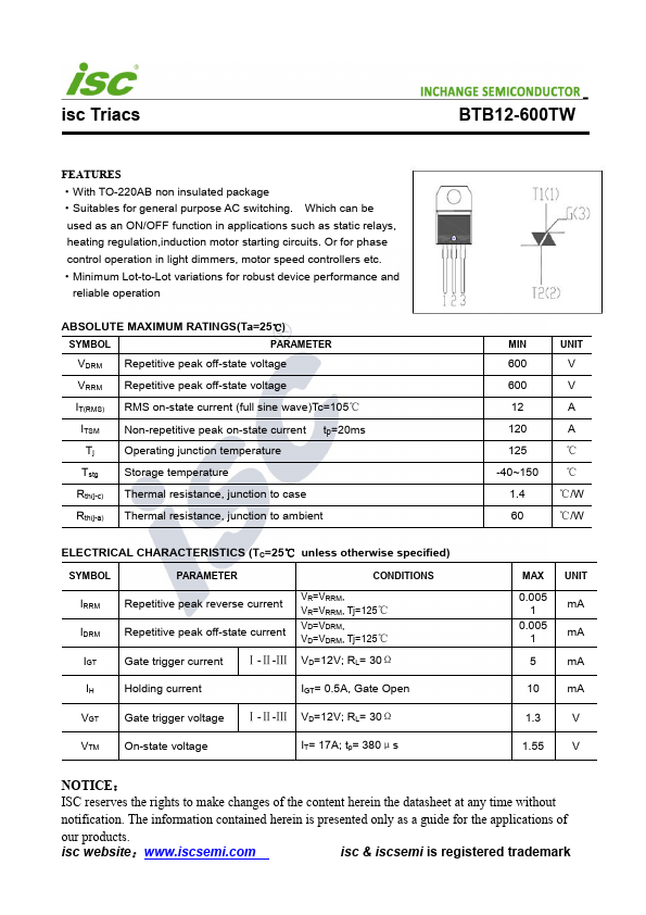 <?=BTB12-600TW?> डेटा पत्रक पीडीएफ