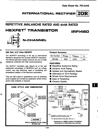 IRFI460