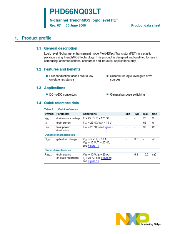 <?=PHD66NQ03LT?> डेटा पत्रक पीडीएफ