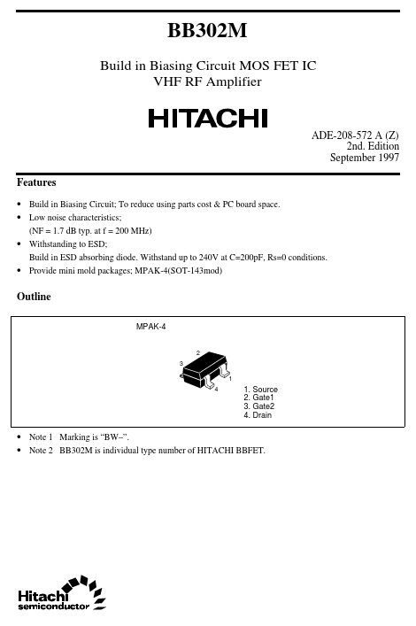 BB302M Hitachi
