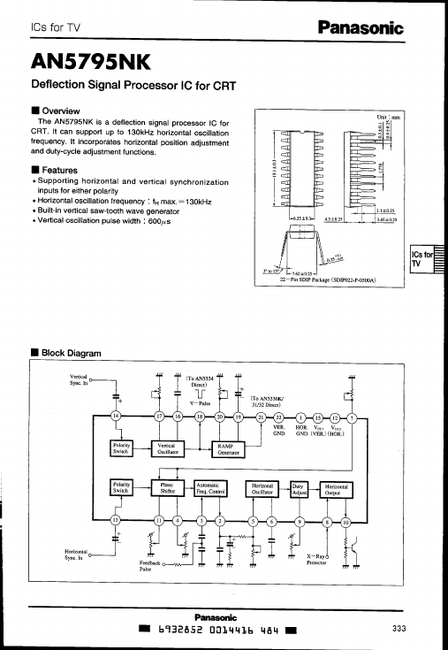 AN5795NK Panasonic Semiconductor