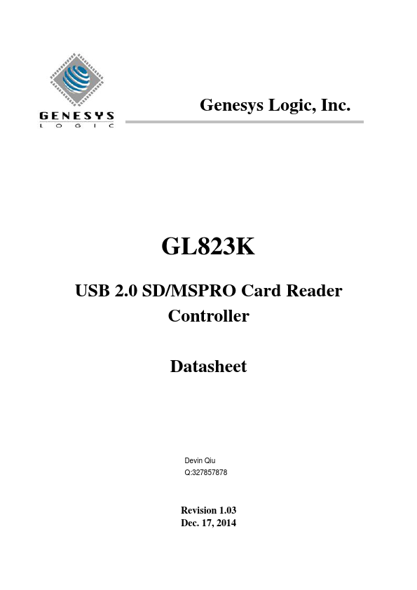 GL823K GENESYS LOGIC