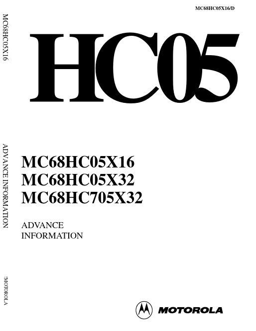 MC68HC05X32 Motorola