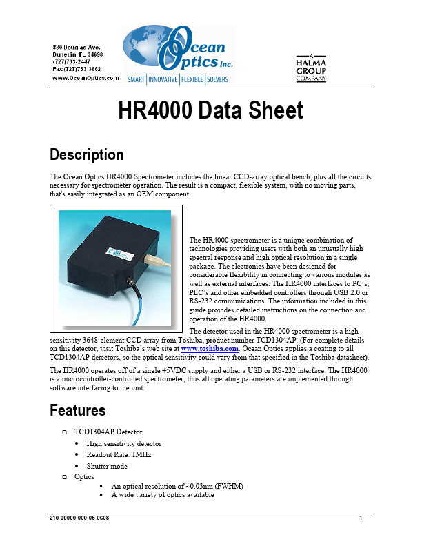 <?=HR4000?> डेटा पत्रक पीडीएफ