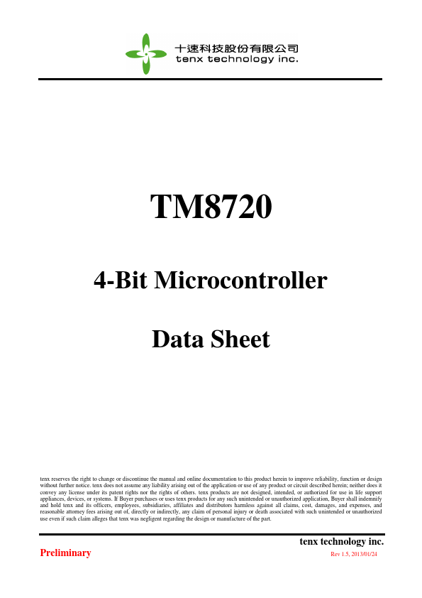 TM8720 tenx technology