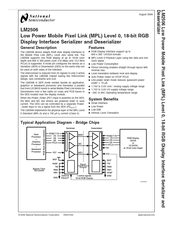 LM2506 National Semiconductor