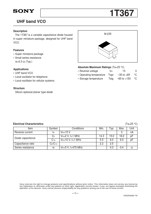 1T367 Sony Corporation