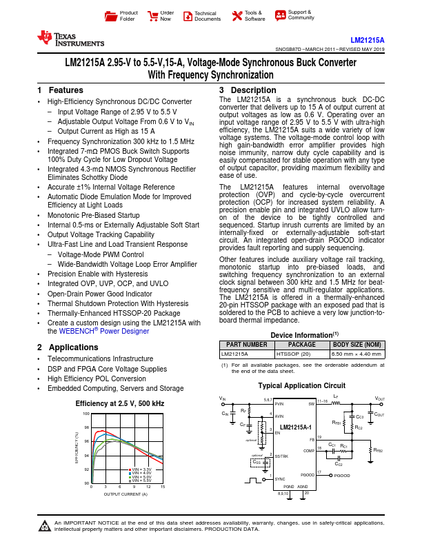 LM21215A Texas Instruments