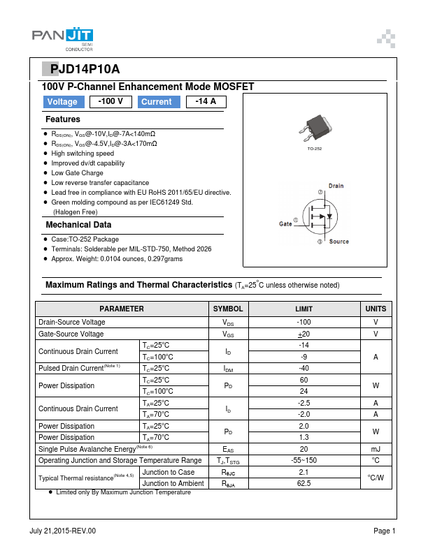 PJD14P10A