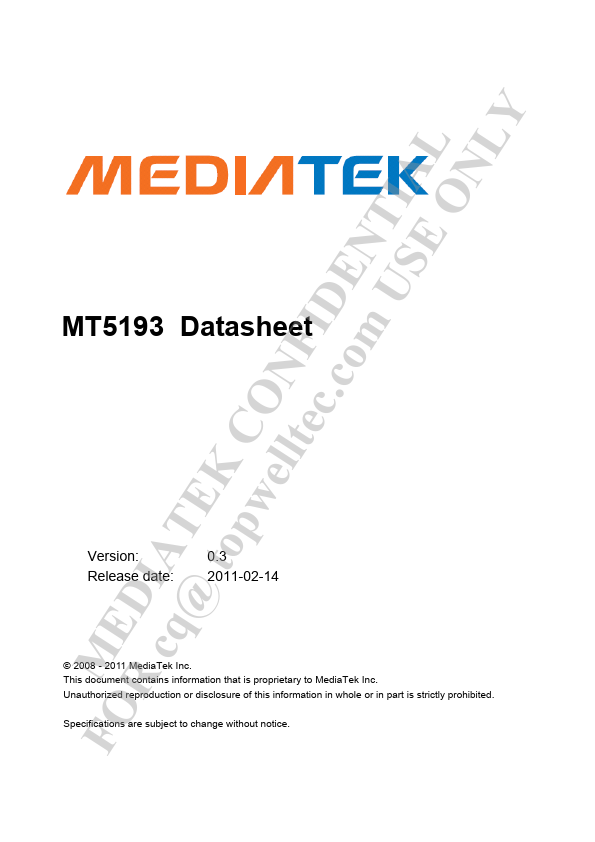 MT5193 MEDIATEK